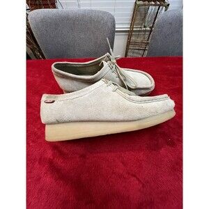 Clarks Padmora Sand Suede Lace Up Moccasins Shoes Women Size 8 M